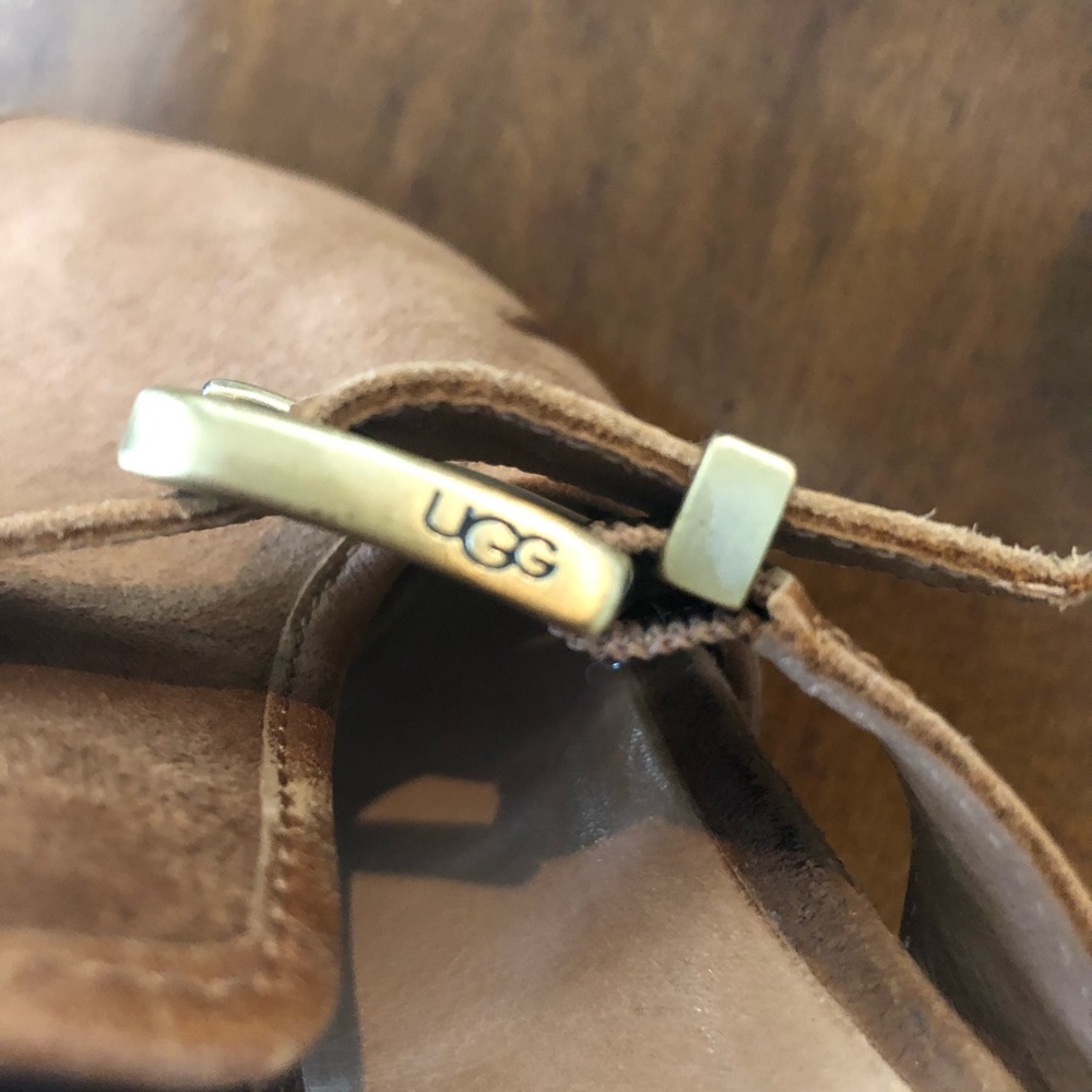 UGG TAN SUEDE MULES - Picture 6 of 11